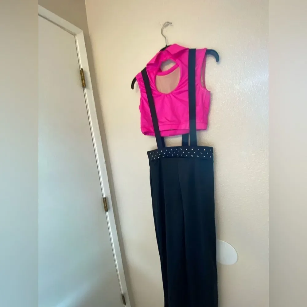WEISSMAN Dance Costume menswear hot pink black Bye Bye Blackbird 14089 SA